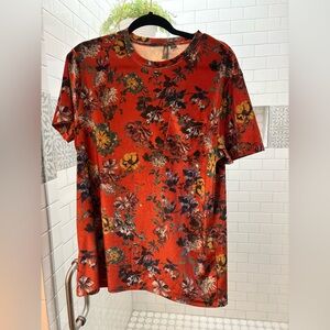 ASOS velour shirt longer length